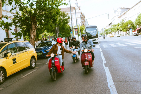 Vintage robogó túra