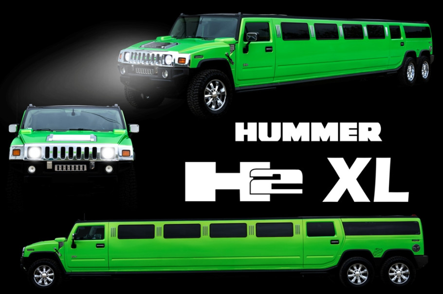 Green Hummer Limousine